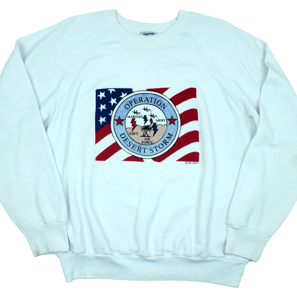VTG Operation Desert Storm Crewneck Sweatshirt XL